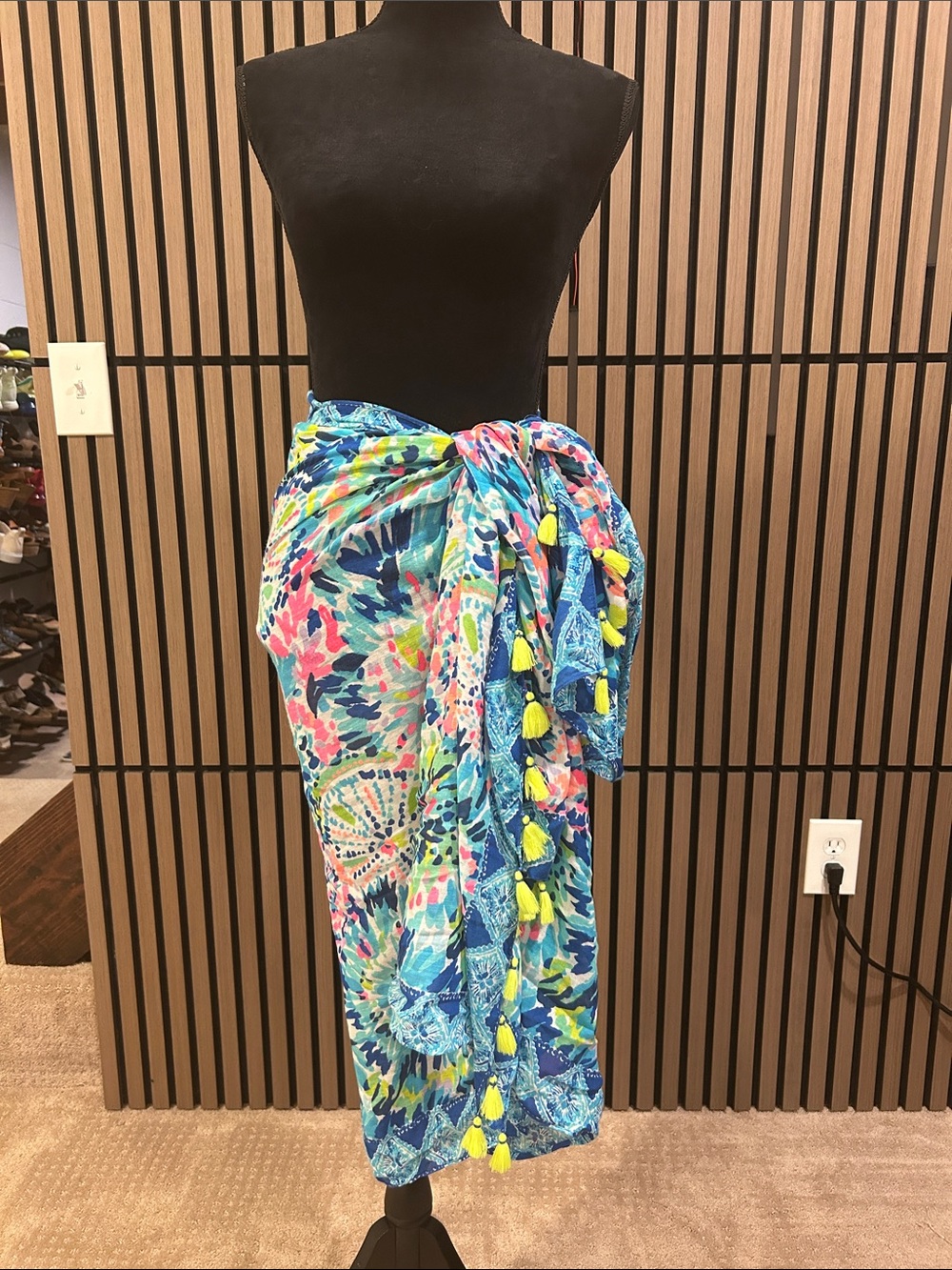 Lilly Pulitzer Multicolor Scarf/Sarong